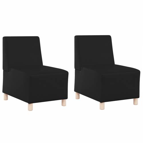 Sofa Stolice 2 pcs Crna 55 x 74 x 82 cm Lažna koža Cijena