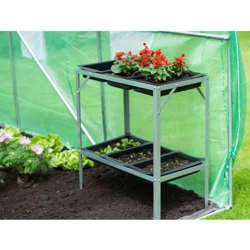 Nature Stol za sađenje 77 x 40 x 77 cm Galvanizirani čelik Cijena