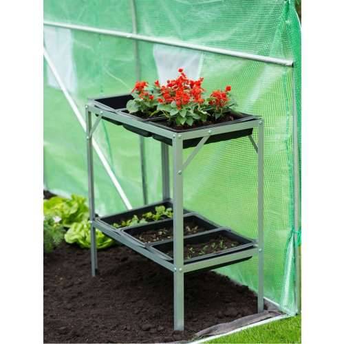 Nature Stol za sađenje 77 x 40 x 77 cm Galvanizirani čelik Cijena