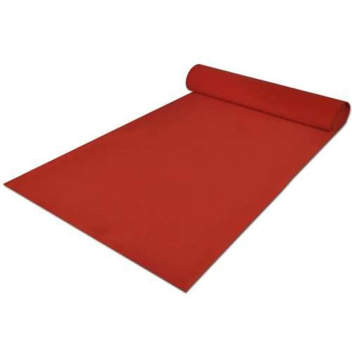 Crveni tepih 1 x 5 m Ekstra teški 400 g / m2 Cijena