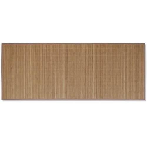 Pravokutni tepih od smeđeg bambusa 80 x 200 cm Cijena