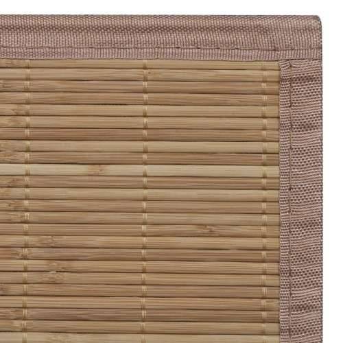 Pravokutni tepih od smeđeg bambusa 80 x 300 cm Cijena
