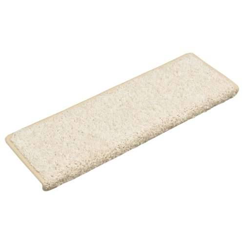 Tepisi za stepenice 15 kom 65x21x4 cm bijeli - Bijela 65 x 21 x 4 cm 15 Cijena