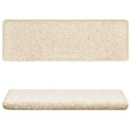 Tepisi za stepenice 15 kom 65x21x4 cm bijeli - Bijela 65 x 21 x 4 cm 15 Cijena