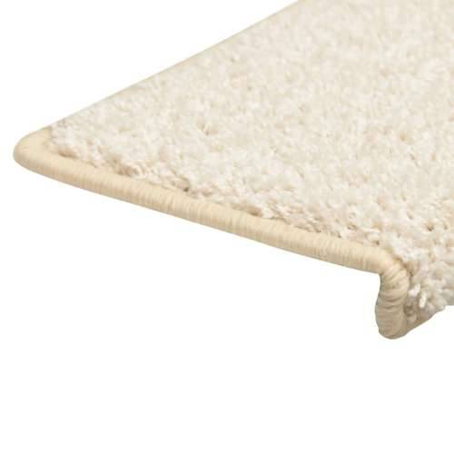 Tepisi za stepenice 15 kom 65x21x4 cm bijeli - Bijela 65 x 21 x 4 cm 15 Cijena
