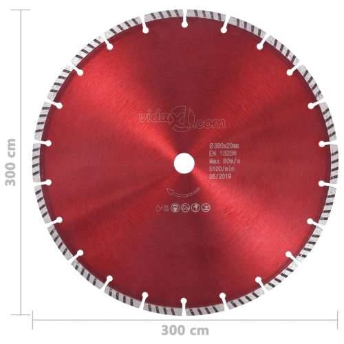 Dijamantni disk za rezanje s turbo segmentima čelični 300 mm Cijena