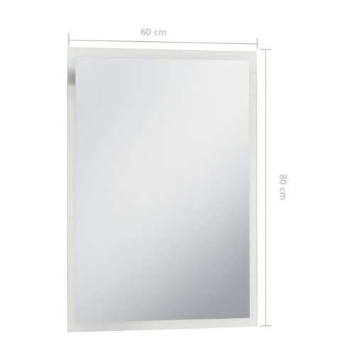 Kupaonsko LED zidno ogledalo 60 x 80 cm Cijena