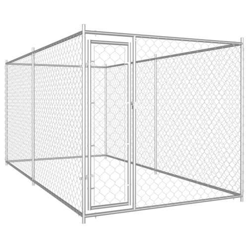 Vanjski kavez za pse 382 x 192 x 185 cm Cijena