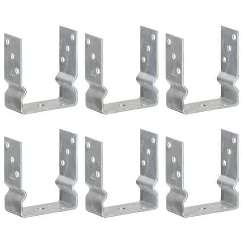 Sidra za ogradu 6 kom srebrna 12 x 6 x 15 cm pocinčani čelik - 12 x 6 x 15 cm 6 Cijena