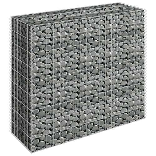 Gabionska sadilica od pocinčanog čelika 90 x 30 x 90 cm - 90 x 30 x 90 cm 1 Cijena