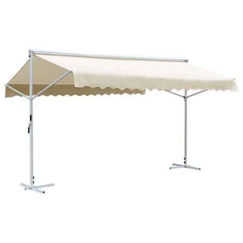 Samostojeća tenda 500 x 300 cm krem Krema 5 x 3 m 1 Cijena
