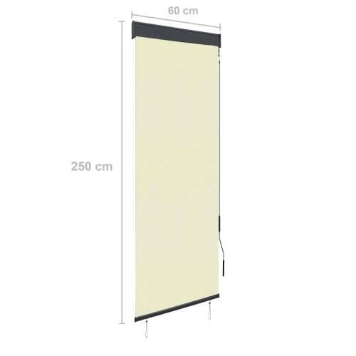 Vanjska roleta 60 x 250 cm krem - Krema 60 x 250 cm Cijena