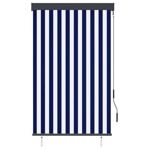 Vanjska roleta 100 x 250 cm plavo-bijela - Plava i bijela 100 x 250 cm Cijena