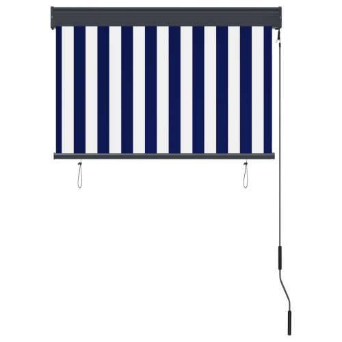 Vanjska roleta 100 x 250 cm plavo-bijela - Plava i bijela 100 x 250 cm Cijena