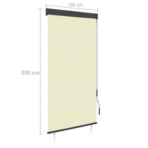 Vanjska roleta 100 x 250 cm krem - Krema 100 x 250 cm Cijena