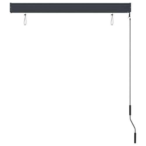 Vanjska roleta 120 x 250 cm bijelo-narančasta - Narančasta i bijela 120 x 250 cm Cijena