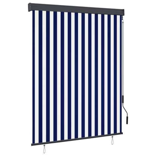 Vanjska roleta 140 x 250 cm plavo-bijela - Plava i bijela 140 x 250 cm Cijena
