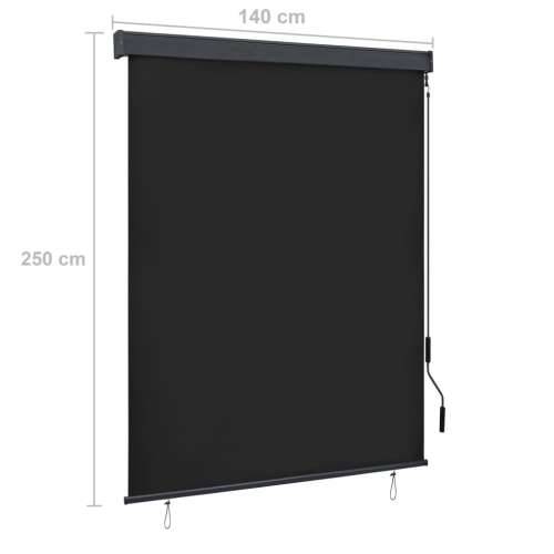 Vanjska roleta 140 x 250 cm antracit - Antracit 140 x 250 cm Cijena
