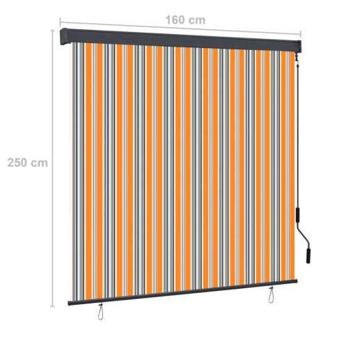 Vanjska roleta 160 x 250 cm žuto-bijela - Žuta i plava 160 x 250 cm Cijena