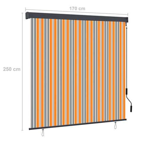 Vanjska roleta 170 x 250 cm žuto-bijela - Žuta i plava 170 x 250 cm Cijena