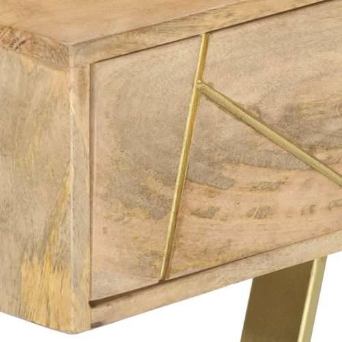 Pisaći stol s ladicama 100 x 55 x 75 cm masivno drvo manga - masivno drvo manga Cijena