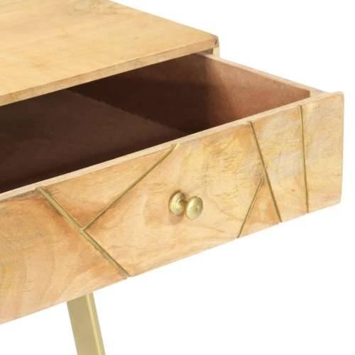 Pisaći stol s ladicama 100 x 55 x 75 cm masivno drvo manga - masivno drvo manga Cijena