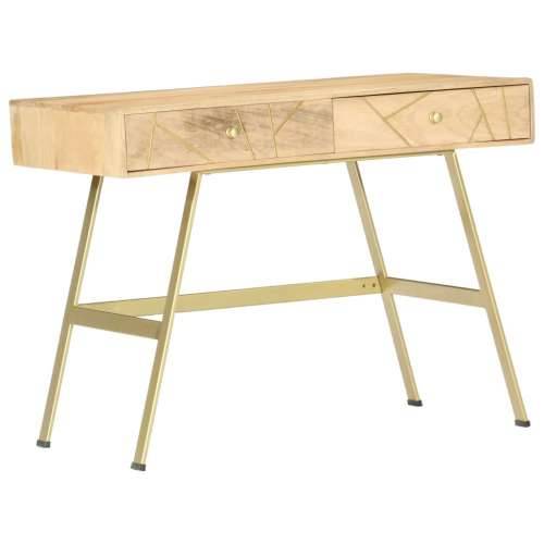 Pisaći stol s ladicama 100 x 55 x 75 cm masivno drvo manga - masivno drvo manga Cijena