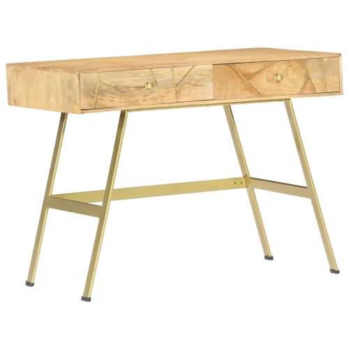 Pisaći stol s ladicama 100 x 55 x 75 cm masivno drvo manga - masivno drvo manga Cijena