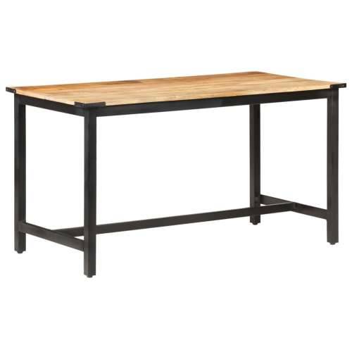 Blagovaonski stol od masivnog grubog drva manga 140x70x76 cm - 140 x 70 x 76 cm 1 Cijena
