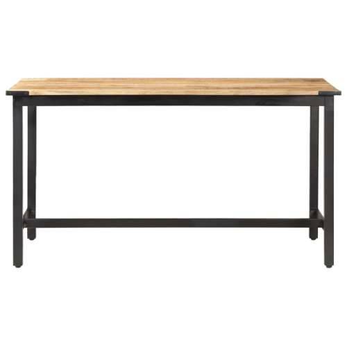 Blagovaonski stol od masivnog grubog drva manga 140x70x76 cm - 140 x 70 x 76 cm 1 Cijena