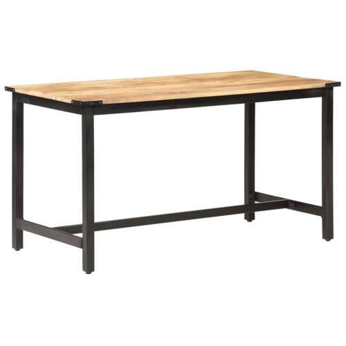 Blagovaonski stol od masivnog grubog drva manga 140x70x76 cm - 140 x 70 x 76 cm 1 Cijena