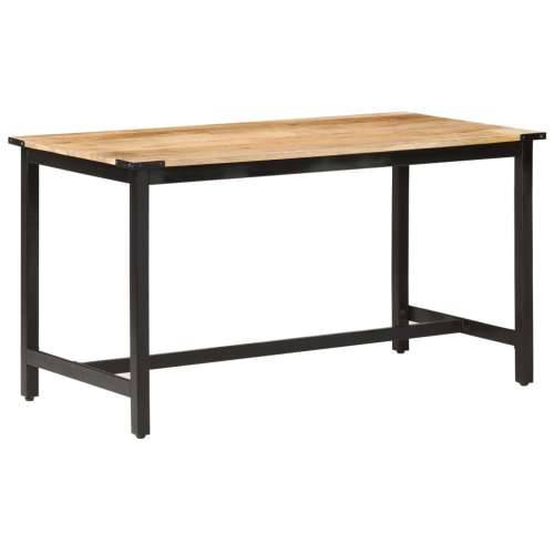 Blagovaonski stol od masivnog grubog drva manga 140x70x76 cm - 140 x 70 x 76 cm 1 Cijena