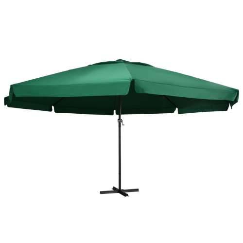 Vrtni suncobran s aluminijskim stupom 600 cm zeleni - Zelena 600 cm 1 Cijena