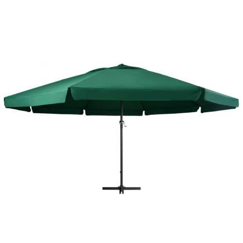 Vrtni suncobran s aluminijskim stupom 600 cm zeleni - Zelena 600 cm 1 Cijena