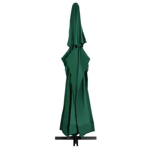 Vrtni suncobran s aluminijskim stupom 600 cm zeleni - Zelena 600 cm 1 Cijena