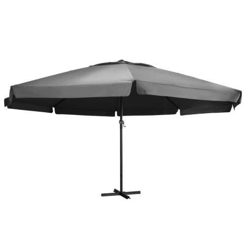 Vrtni suncobran s aluminijskom šipkom 600 cm antracit  - Antracit 600 cm 1 Cijena