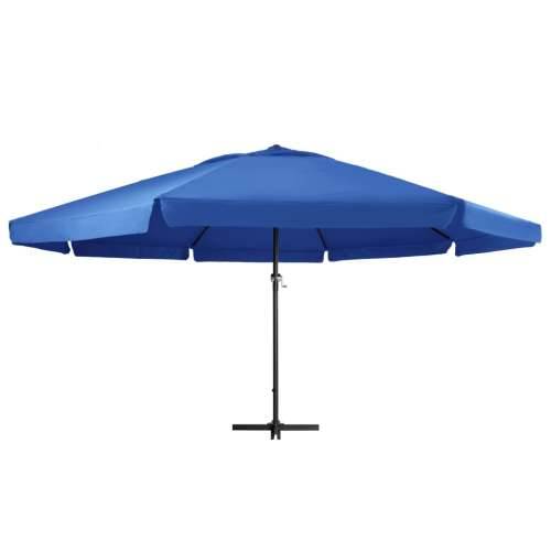 Vrtni suncobran s aluminijskim stupom 600 cm azurnoplavi - azurnoplava 600 cm 1 Cijena