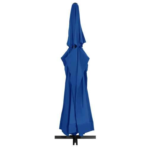 Vrtni suncobran s aluminijskim stupom 600 cm azurnoplavi - azurnoplava 600 cm 1 Cijena