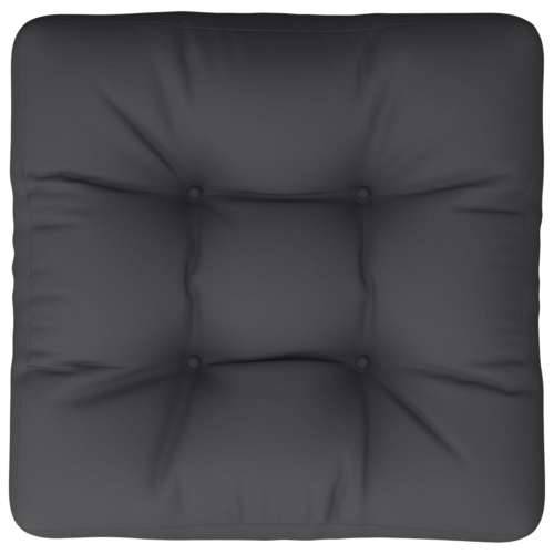 Jastuk za palete crni 50 x 50 x 12 cm od tkanine Cijena