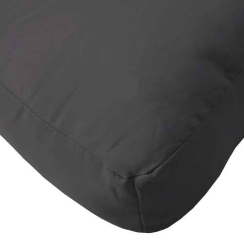 Jastuk za palete crni 50 x 50 x 12 cm od tkanine Cijena