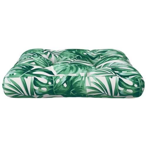 Jastuk za palete s uzorkom lišća 60 x 60 x 12 cm od tkanine Cijena