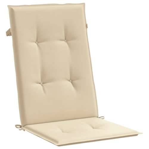 Jastuci za vrtne stolice 4 kom bež 120 x 50 x 3 cm od tkanine Cijena