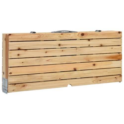 Sklopivi stol za kampiranje s 4 sjedala od čelika i aluminija - Smeđa 1 Cijena