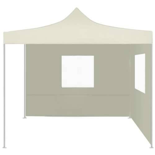 Profesionalni sklopivi šator za zabave 2 x 2 m čelični krem Cijena