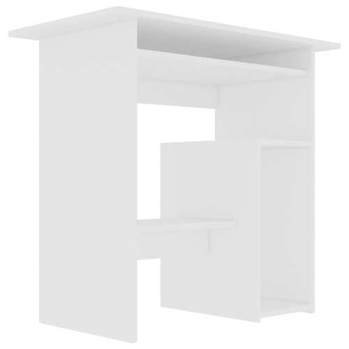 Radni stol bijeli 80 x 45 x 74 cm od iverice Cijena