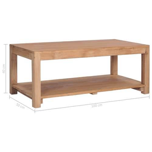 Stolić za kavu 100 x 50 x 40 cm od masivne tikovine Cijena