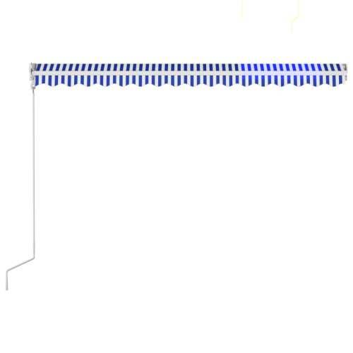 Tenda na automatsko uvlačenje 400 x 300 cm plavo-bijela Cijena
