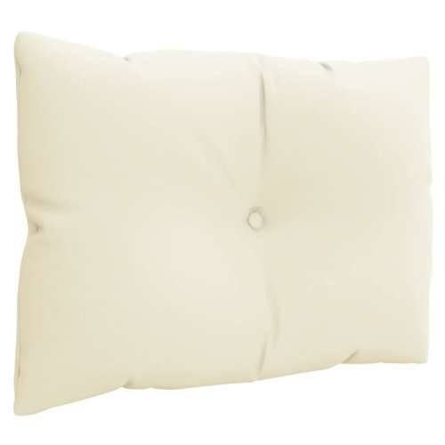 Jastuci za palete 3 kom krem od tkanine Cijena