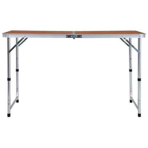 Sklopivi stol za kampiranje aluminijski 120 x 60 cm Cijena