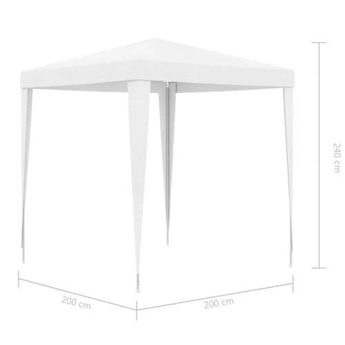 Šator za zabave 2 x 2 m bijeli Cijena